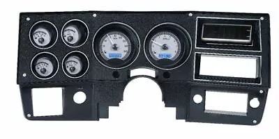 Dakota Digital 1973-91 Chevy/GMC Gauges Silver Face~Blue Display VHX-73C-PU-S-B	 • $851