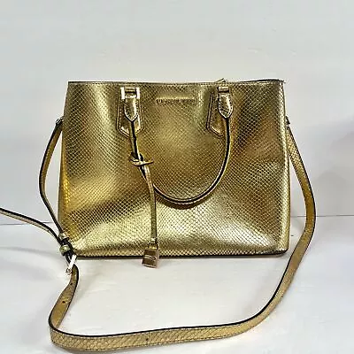 Michael Kors Mercer Metallic Gold Crossbody • $119.99