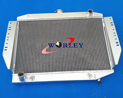 3 Cores Aluminum Radiator For JEEP CHEROKEE / WAGONEER J10 J20 5.9 V8 1972-1988 • $299