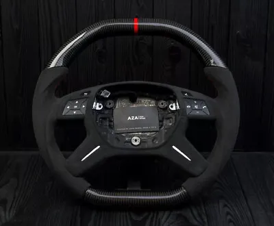 Mercedes G63 ML63 GL550 GL63 ML550 ML350 AMG Custom Carbon Fiber Steering Wheel • $1550