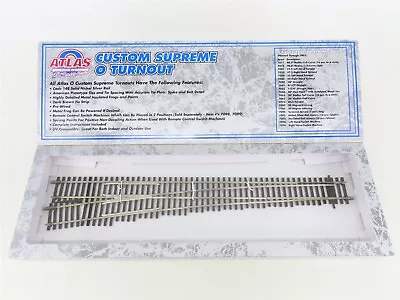 O Scale 2-Rail Atlas 7021 Custom Supreme #7.5 Left Hand Turnout Track Switch • $169.95