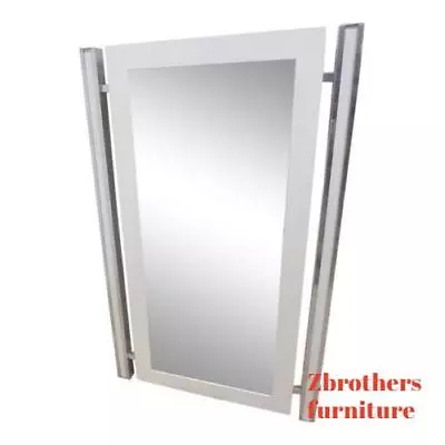 $480 • Buy Vintage Mid Century Thayer Coggin Milo Baughman Aluminum Wall Dresser Mirror B