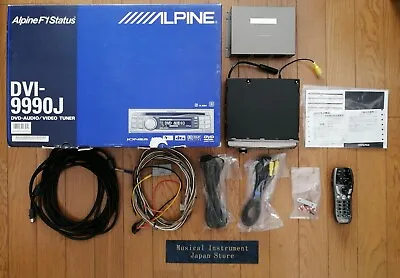 For Parts Alpine F#1STATUS DVI-9990J DVD-Audio/Video Car Audio With Original Box • $800