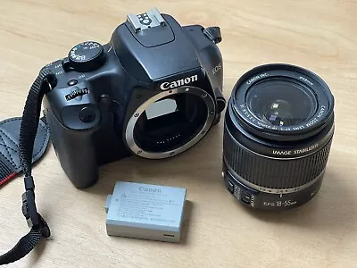 Canon EOS 1000D Digital SLR + EF-S 18-55 IS Lens Battery - Untested - UK Seller • £79.99