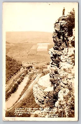 Lovers Leap & The Narrows Cumberland Maryland MD 1938 Real Photo RPPC • $3.95