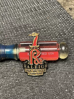 Vintage Raleigh USA Headbadge - Bicycle Decal Head Badge - Crane Crest Logo • $16