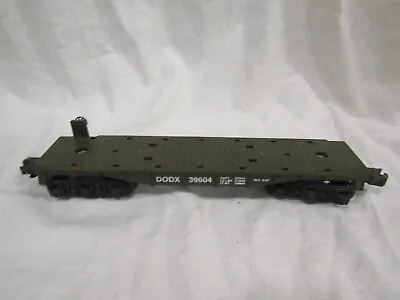 Train Car O Gauge Freight Rolling Stock Mtsi Flatcar Military Army Dodx • $17.87