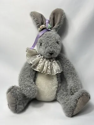 Vintage Vermont Teddy Bear Company Rabbit Plush Articulated Easter 1984 20” Rare • $34.98