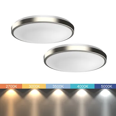 11  13  LED Ceiling Light ALL-IN-ONE Adjustable Color Dimmable Flush Mount Slim • $44.99