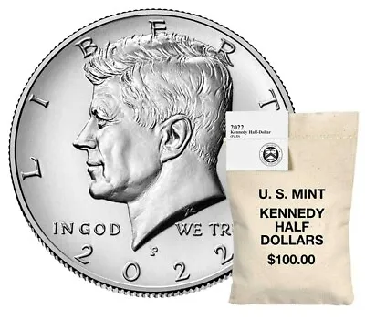 2022 P & D Kennedy Half Dollar 2 Coin Set (PD) • $3.30