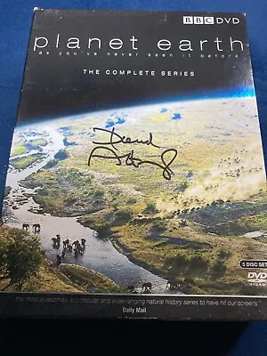 David Attenborough Signed Dvd Box Set PLANET EARTH • £24.99