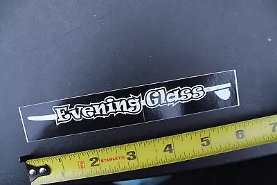 Evening Glass Surfboard Glassing Longboard Logo OG V50A Vintage Surfing STICKER • $16