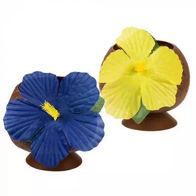 Assorted Reusable Coconut Cup With Flower 400ml • £4.29