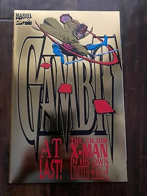 Gambit 1 Gold Foil Cover Variant  VF/NM 1993 Rare • $252