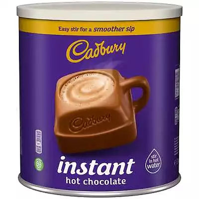 Cadbury Instant Hot Chocolate Large Tub - 1x2kg • £34.95