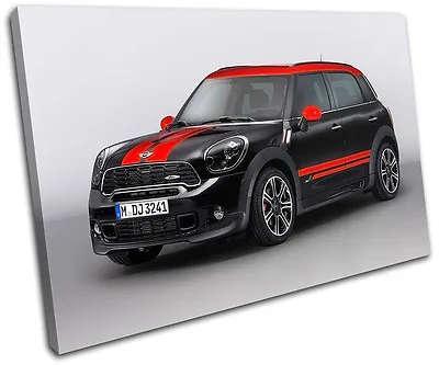 Mini John Cooper Works Cars SINGLE CANVAS WALL ART Picture Print VA • £24.99