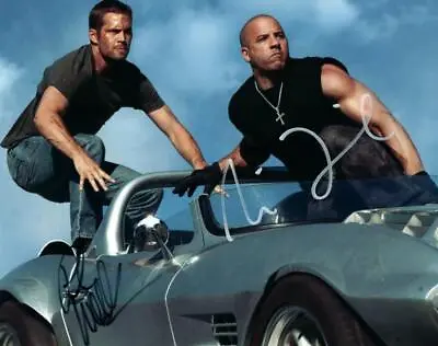 Paul Walker Vin Diesel Autographed 8x10 Picture Photo Signed Pic With COA • $94.18