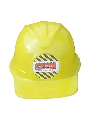 10 X Construction Worker Builder Party Childs Asst Plastic Hat Helmet Blocklers • $23.95
