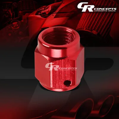 Red Anodized Aluminum 4-an An4 1/4 Hex Head Female Flare Cap/plug/nut Fitting • $5.95