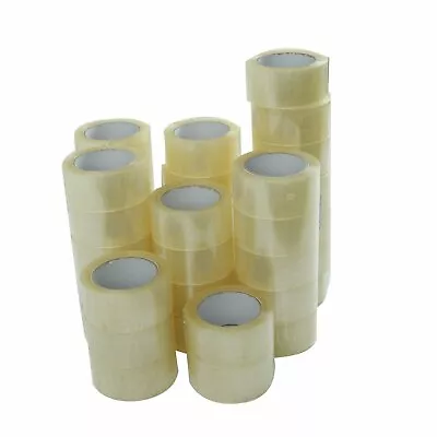 36 ROLLS - 2 INCH X 110 Yards (330 Ft) Clear Carton Sealing Packing Package Tape • $44.99