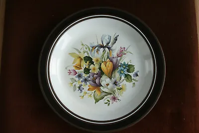 Hornsea Pottery Contrast Dinner Plate Floral Vintage 25cm 9.5in. Used. • £12