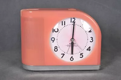 Westclox Big Ben Moon Beam Flashing Light Alarm Clock Pink Model 43007 MOONBEAM • $49.95