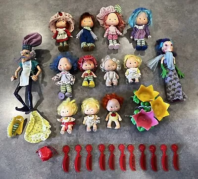 Vintage Strawberry Shortcake Lot - Dolls Clothes Hats Shoes Accessories LOOK • $139.99