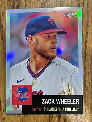 2022 Topps Anniversary Platinum Refractor #481 Zach Wheeler Phillies Sharp!! • $2