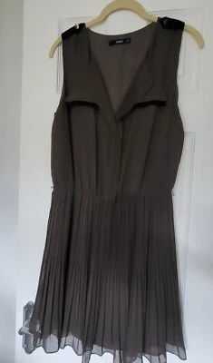$6.24 • Buy Oasis Fit And Flare Sleeveless Work Dress Size 10