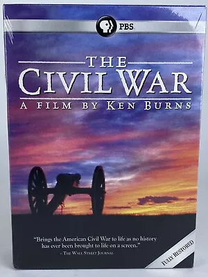 $28.88 • Buy The Civil War DVD Film By Ken Burns DVD 6-Disc Fully Restored PBS Collector NEW