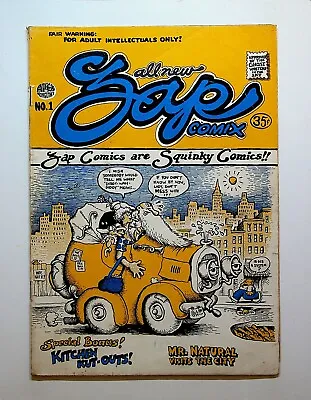 ZAP COMIX #1 3rd Print Apex Novelties 1969 Rare 1st App Mr. Natural • $39.99