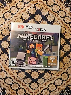 CIB SEALED! Brand New MINECRAFT NEW NINTENDO 3DS EDITION 2D Video Game (c) 2017 • $38.99