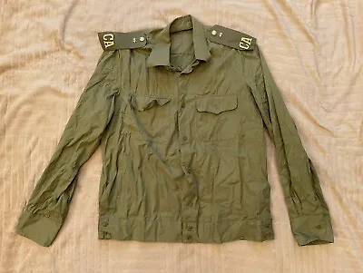 £12.26 • Buy SOVIET USSR SHIRT , Size Back 68 Cm, Sleeve 60 Cm, Shoulders 45 Cm