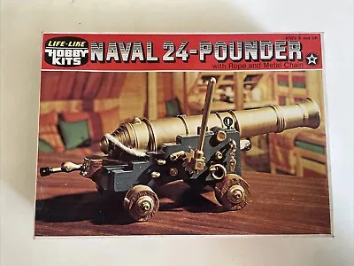 Life Like Hobby Kits Naval 24 Pounder Cannon Model Kit Sealed • $26.99