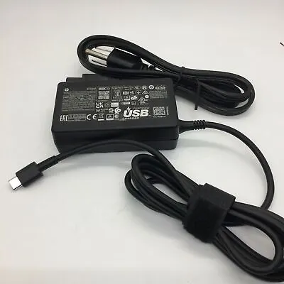 Genuine HP Laptop Charger AC Power Adapter L65505-003 L67440-001 USB-C 65W • $13.99