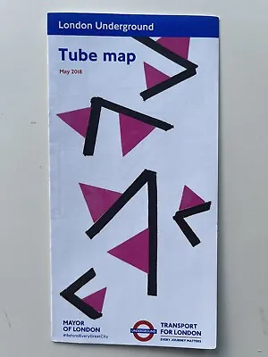 London Underground Tube Map May 2018 Game Of Forms By Geta Brătescu • £1