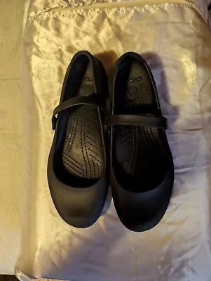 Crocs Women 10 Wide Mary Jane Shoes • $20