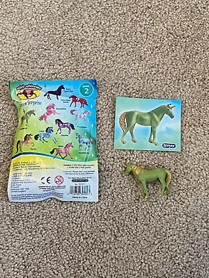 Breyer Mini Whinnies Unicorn Surprise Series 2 - Green Horse - Aventurine • $7.99