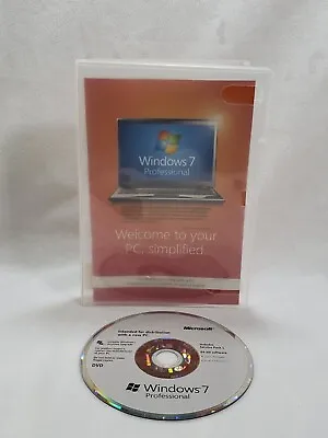 $39.95 • Buy Microsoft Windows 7 Professional OEM System Builder DVD W/COA Product Key
