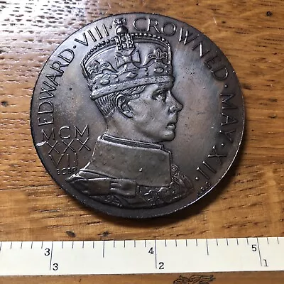 Edward VIII 1937 Coronation Medal JRG Gaunt Great Britain • $28