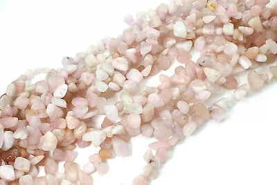 Natural Morganite Smooth Rough Freeform Nugget Loose Gemstone Beads - PGS220 • $14.59