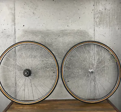 Vintage Campagnolo Record Wheel Set 700c Mavic 120 Mm MA40 G40  36 Hole 70s 36h • $269.99