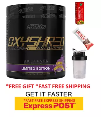 EHPlabs Oxyshred Hardcore Thermo Fatburner Oxy Shred  Limited Edition Stronger  • $69.98