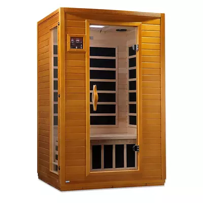 Andora 2 Person 6 Heating Panel Infrared Indoor Wood Dry Sauna • $3017.57