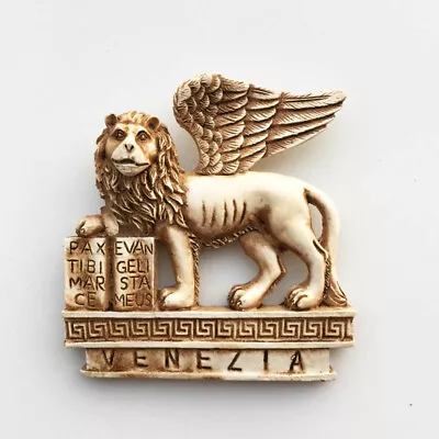 The Winged Lion Of Venice Tourist Souvenir 3D Resin Refrigerator Fridge Magnet • $7.99