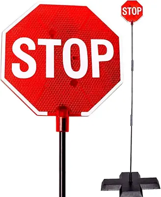 $29.95 • Buy Led Stop Sign Parking Assistant Indicator For Garage With  Flashing Signal