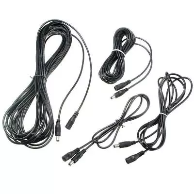 1M 2M 10M 12V DC POWER EXTENSION CABLE 5.5 X 2.1mm For CCTV CAMERA / LED / DVR • £3.23