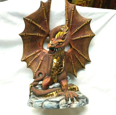 $12 • Buy Large 12  Vintage Doc Holliday Molds #1877 Brown & Gold Fire Dragon (DHM 1998) 