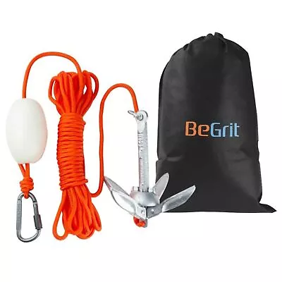 0.7kg 1.5kg BeGrit Kayak Anchor Kit Jet Ski Anchor Folding Grapnel Anchor Canoe • $79.96