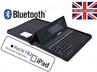 Kensington KeyFolio Premium Case IPad Air 2 Bluetooth Keyboard UK Layout K9007UK • £20.55